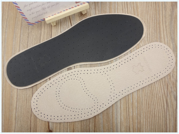 Natutal Breathable Pigskin Leather Insole Anti Sweat Insole