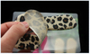 Silicone Heel Shoe Inserts Leopard Print Insole