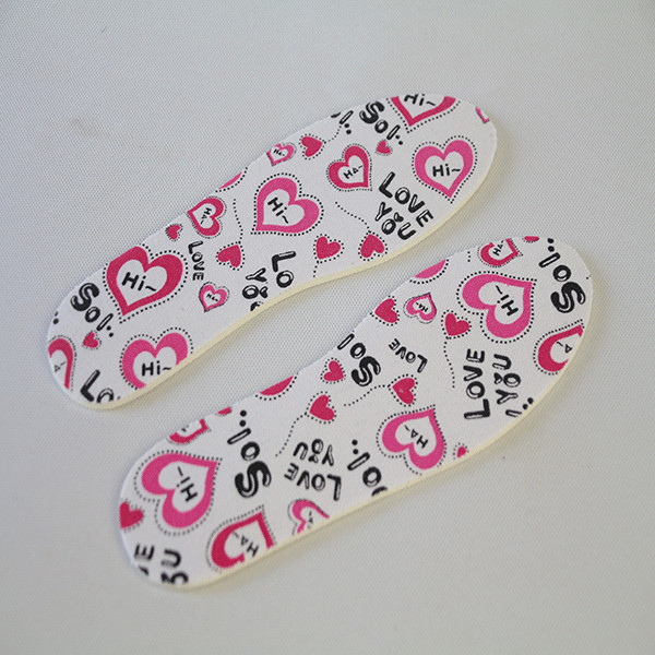 Colorful Heart Custom Children's Orthotic Insoles Uk