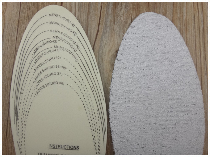towel cloth insole