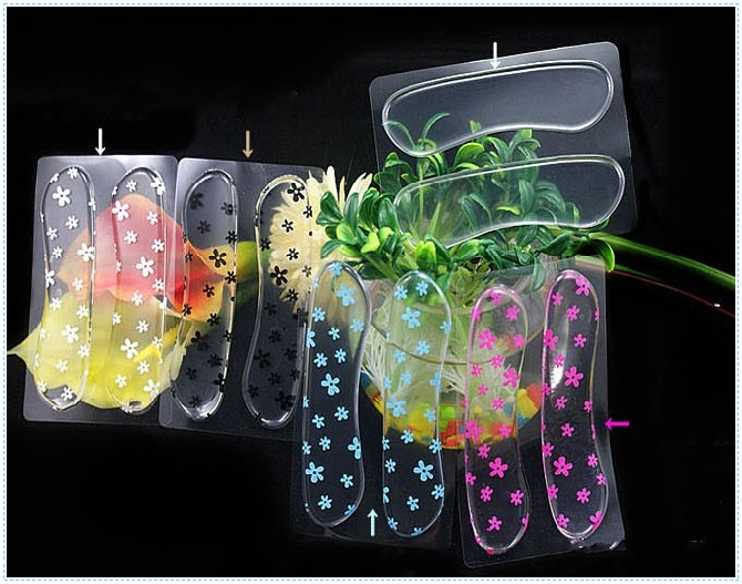 Convenient Gel Heel Strip Colorful Heel Pad Insoles for High Heel Sandals