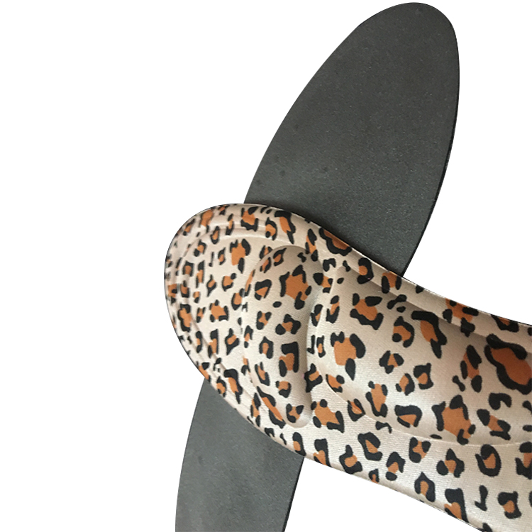 Leopard Grain Fashionable Design Arch Support Memory Foam Insole